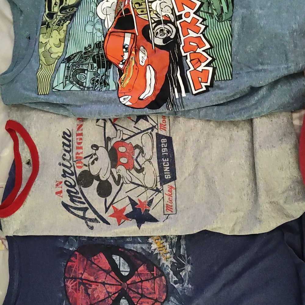 Disney Boys XL T-shirt Lot Of 3